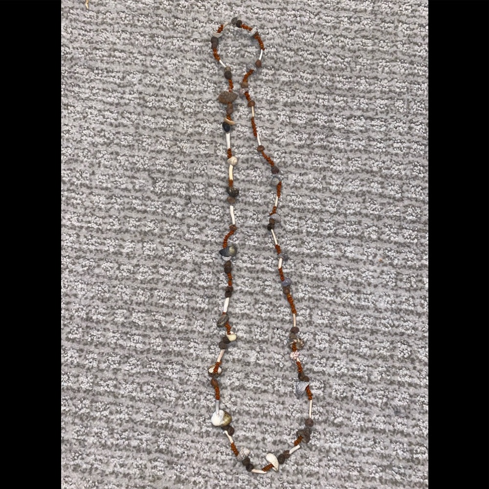 African handmade shell necklace